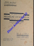 Nedělní evangelia homileticky zpracovaná - díl ii. část 1 - první až dvanáctá neděle po svatém duchu - ries josef - náhled