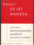 Výstava francouzského malířství od Maneta po dnešek I.: Oslavy 50 let Mánesa - náhled