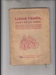 Lidová říkadla, písně a hry pro mládež - náhled