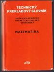 Technický prekladový slovník Matematika (veľký formát) - náhled