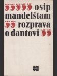 Rozprava o Dantovi - náhled