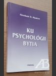 Ku psychológii bytia - náhled