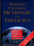 Websters universal dictionary and thesaurus - náhled