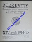 RUDÉ KVĚTY - Illustrovaný lidový čtrnáctidenník pro zábavu a poučení - XIV. ročník 1914-1915 - Kolektiv autorů - náhled
