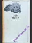 Listy hetér - simokattés theofylaktos/ lúkianos - náhled