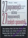 27 popravených českých pánů očima 27 ( nepopravených) českých spisovatelů - náhled