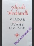 Vladár - úvahy o vláde - machiavelli niccolo - náhled