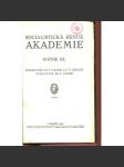 Akademie, ročník XX./1916. Socialistická revue - náhled