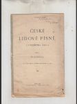 České lidové písně - náhled