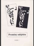 Proměny subjektu. Druhý svazek - náhled