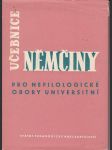 Učebnice němčiny pro nefilologické obory universitní - náhled