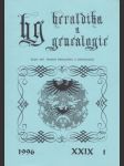 Heraldika a Genealogie 1-2/1996 - náhled