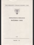 Genealogická a heraldická ročenka 1-2/1992 - náhled