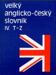 Velký anglicko-český slovník IV. T-Z - náhled