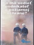 Čo má vedieť podnikateľ o požiarnej ochrane - náhled