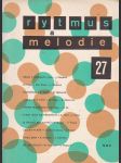 Rytmus a melodie č. 27 -  10 písní pro klavír a zpěv - náhled
