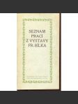 Seznam prací z výstavy Františka Bílka. Prolog Otakara Březiny (František Bílek, katalog, symbolismus) - náhled