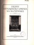 Dejiny výtvarného umenia na slovensku - náhled