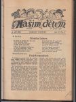 Našim dětem / 1932 - Příloha Národní politiky - náhled