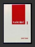 Naše řeč 1. (2017/100) - náhled
