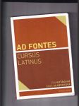 Ad fontes - Cursus latinus - náhled