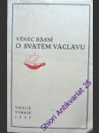 Věnec básní o svatém václavu - náhled