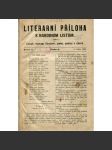 Literární Příloha k Národním listům, ročník II., číslo 1-6./1865. Časopis věnovaný literatuře, umění, poučení a zábavě - náhled