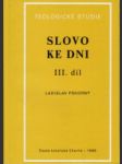 Slovo ke dni III. - náhled
