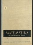 Matematika pre priemyselné školy II. - náhled