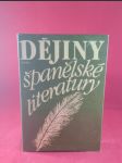 Dějiny španělské literatury - náhled