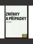 Zmínky a případky (edice Literární salon) - náhled