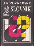 Křížovkářský slovník - náhled