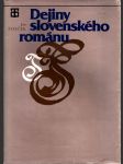 Dejiny slovenského románu - náhled