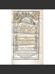 Sacrosancti et oecumenici Concilii Tridentini canones et decreta [1765; tridentský koncil; dokumenty; kánony; dekrety] - náhled