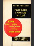 Psychologie správného myšlení - náhled