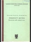 Predpätý betón - náhled