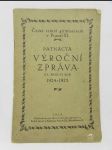 Patnáctá výroční zpráva Českého státního gymnasia v Praze XI., za školní rok 1924-1925 - náhled