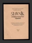 Slovník hydrologických termínů - náhled