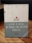 K. Marx - B. Engels — tři zdroje a tři součásti marxismu - náhled