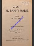Život blahoslavené panny marie - miklík josef c. ss. r. - náhled