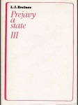 Prejavy a state III. - náhled