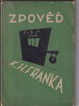 Zpověď K. H. Franka (Podle vlastních výpovědí v době vazby u Krajského soudu trestního na Pankráci) - náhled