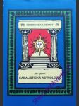 Kabalistická astrologie - iglauer jan - náhled