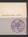 Odměřování vody - náhled