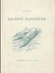 Baletní slovníček - náhled