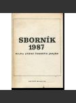 Sborník 1987. Kruh přátel českého jazyka - náhled