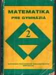 Matematika pre gymnáziá 2 - náhled