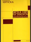 Škola hry na saxofon (veľký formát) - náhled