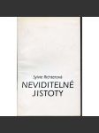Neviditelné jistoty (podpis Sylvie Richterová) - poezie - náhled