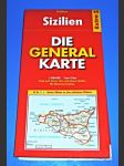Sicilie - Itálie - Die General Karte - náhled